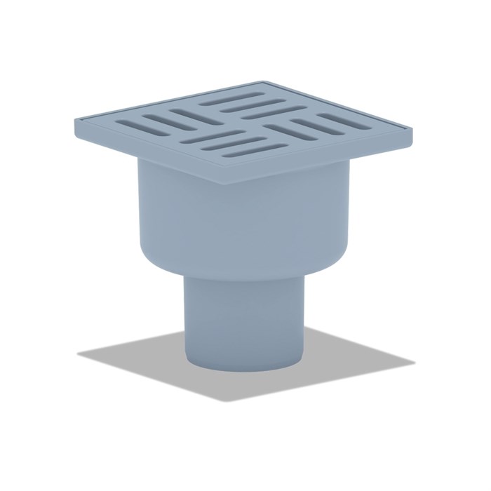 50 трап с вертик. спуском,н/рег решетка 100х100 пласт. АНИ пласт TA5204 TA5204