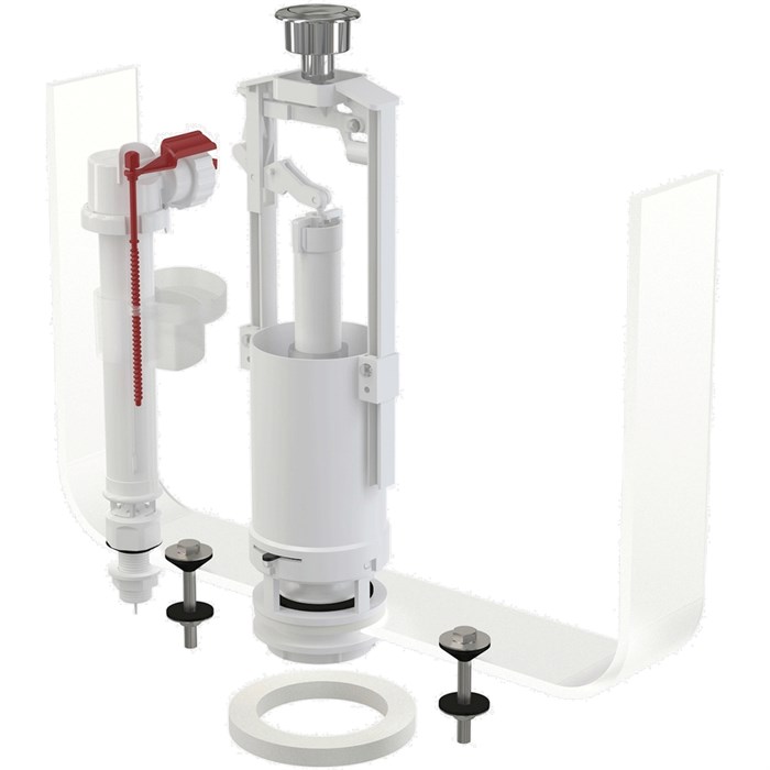 Арматура к смыв. бачку стоп-кноп.ALCAPLAST/Alcadrain 1/2 хр.кн.ниж.подв унив колонка SA2000S SA2000S 1/2" CHROM