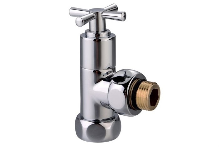 Вентиль запорный угловой для П/С 3/4"х1/2" вн/нар крест 4704SCH0504