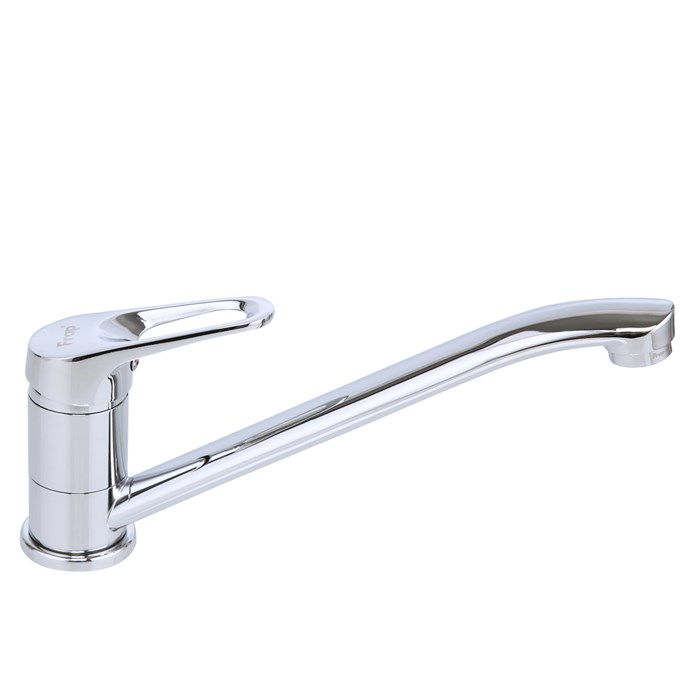 Смеситель для кухни 35к F4913 FRAP (плоский пов. излив, п/гайку, хром, латунь) F4913