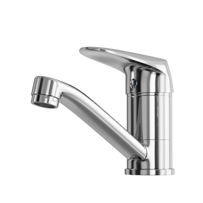 Смеситель для кухни 40k MIXLINE ML08-031 короткий излив б/отв п/шпильку (без подводки) ML08-031