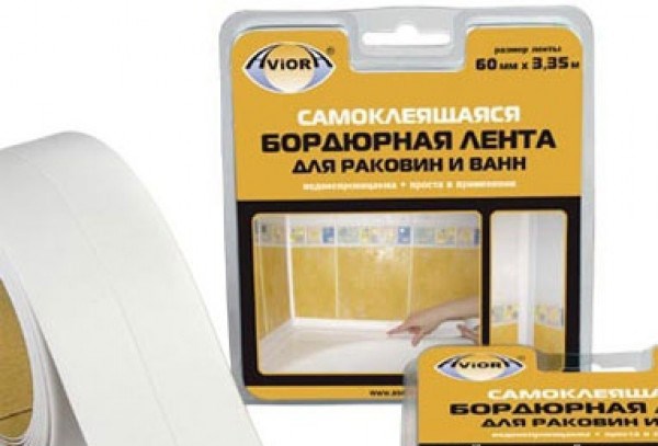 Лента бордюрная д/раковин и ванн фигурная AVIORA  38мм*3,35м 302-104