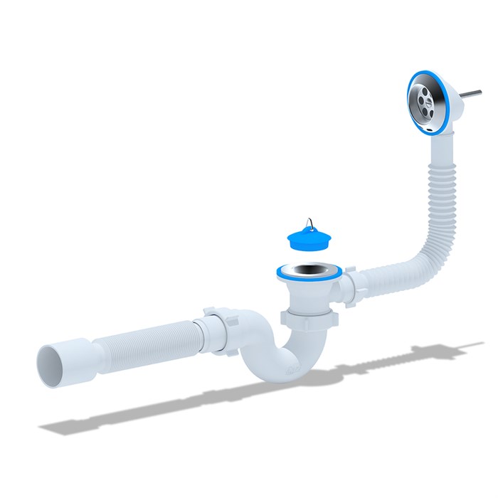 Обвязка на ванну  1 1/2*40 с гофрой 40х50 с вып. и пер. Варяг С6155 АНИ пласт C6155