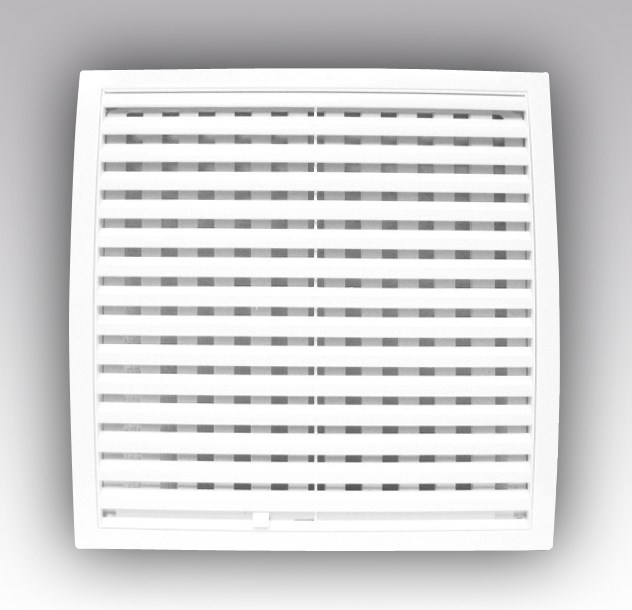 Решетка вент. 200*200 2020РРП с динамичными жалюзи, разъемная ERA 2020РРП