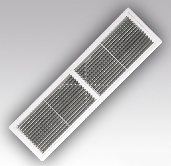 Решетка вент. переточная 455*133 фланец 432х117 4513РП двусторонняя ERA 4513РП