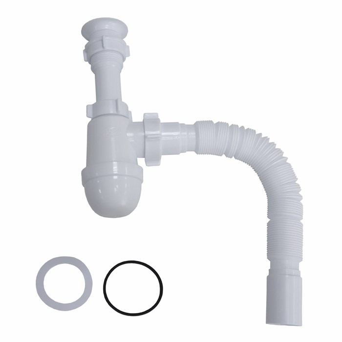 Сифон Варяг с гофрой 40*50 С 5010 АНИ пласт C5010