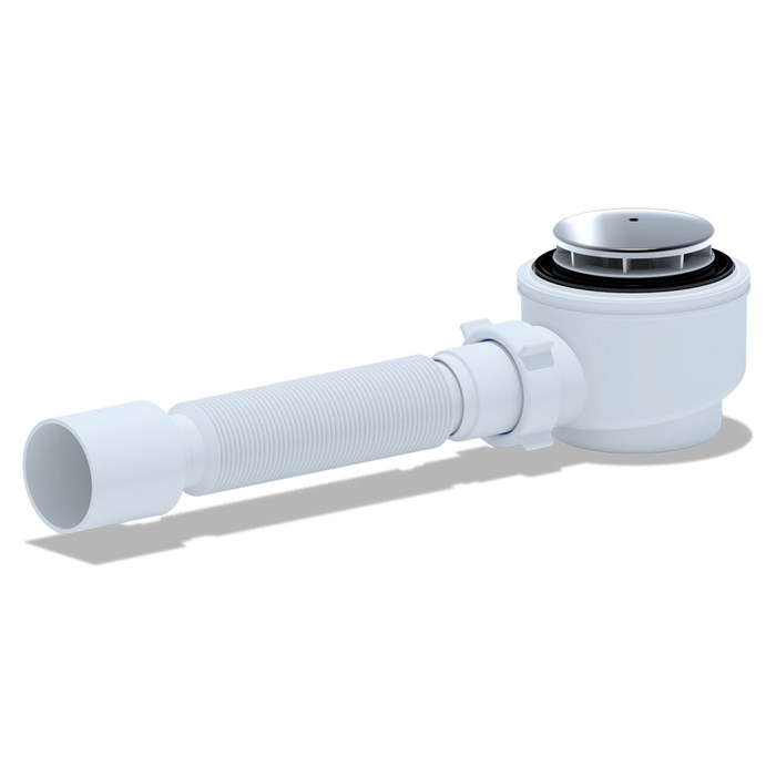 Сифон для душ.поддона 50*40 с гофрой 40*50 Ani Е415C АНИ пласт E415C