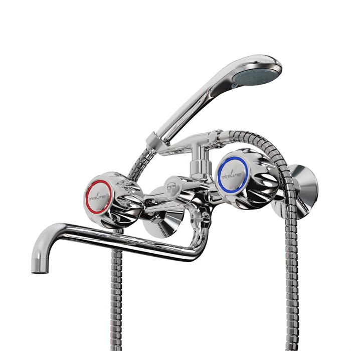 Смеситель для ванны и раковины 1/2 кер.MIXLINE  ML02-02 ML02-02