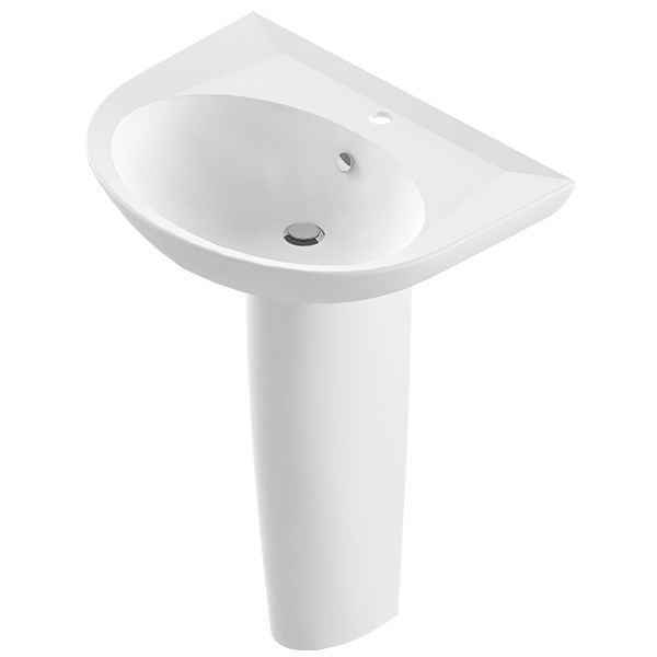 Умывальник-тюльпан "Classic-65" с отв (Sanita Luxe) 72983