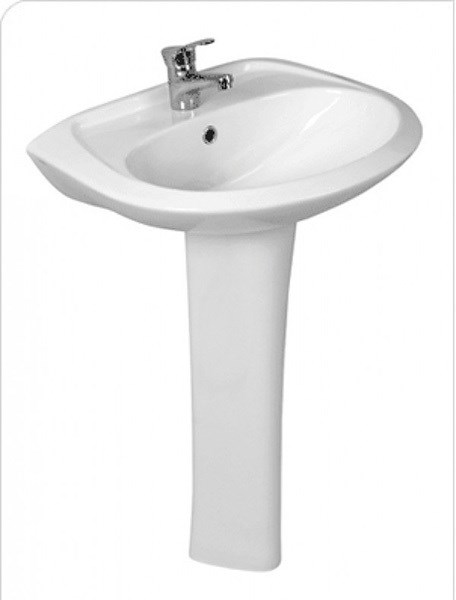 Умывальник-тюльпан "Бриз-55" (пост.БИ) (с хром. переливом) (Santek) 72988