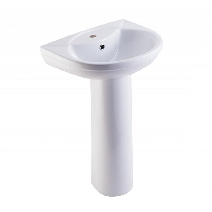 Умывальник-тюльпан "Комфорт-50" белый  (с пьед.Триумф) (Rosa) 72992