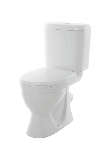 Унитаз-компакт "Стандарт" эконом/СТАНДАРТ (антивсп,кос, н/п, арм.Уклад/Инкоэр,сид.полипроп) (Sanita) WC.CC/Standart/1-P/WHT.G/S1