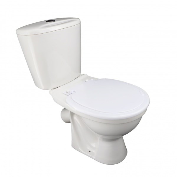 Унитаз-компакт "Универсал-Стандарт" (косой, нижн, сид, кноп.арм) МОНОКОРОБ (г.Лобня) 10/1/5/3-18