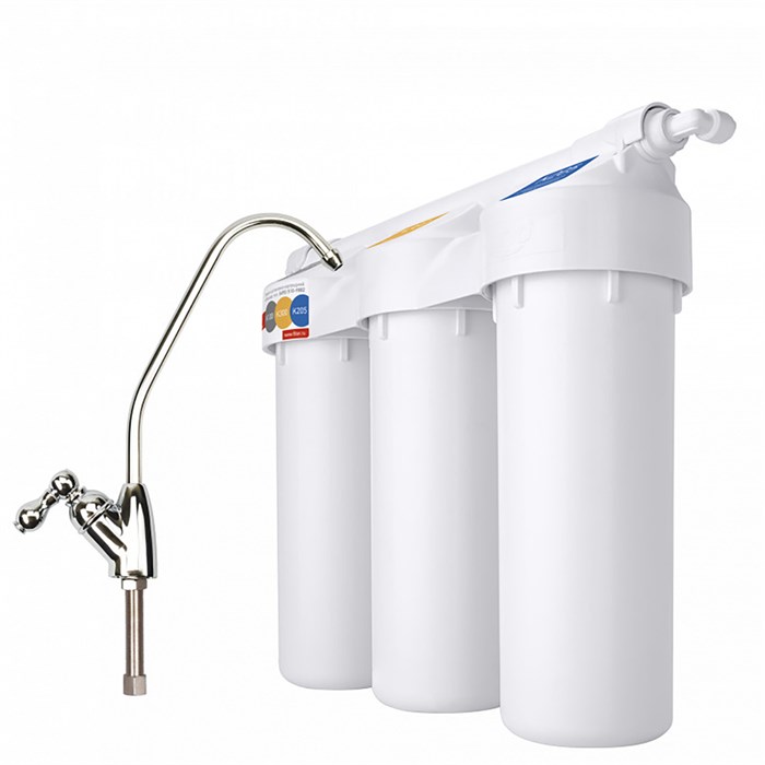 Фильтр под мойку 1/2'' трехступ. хол. вода 10" PRAKTIC  PRIO (НОВАЯ ВОДА) (ЕU300) EU300