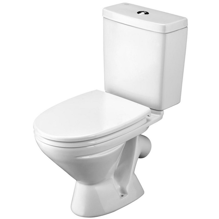 Унитаз-компакт "Лига 2РА дюропласт" (кос.вып, нижн.подв, 2-кн.арм Инкоэр, сид.) (Santek) 1.WH30.2.141