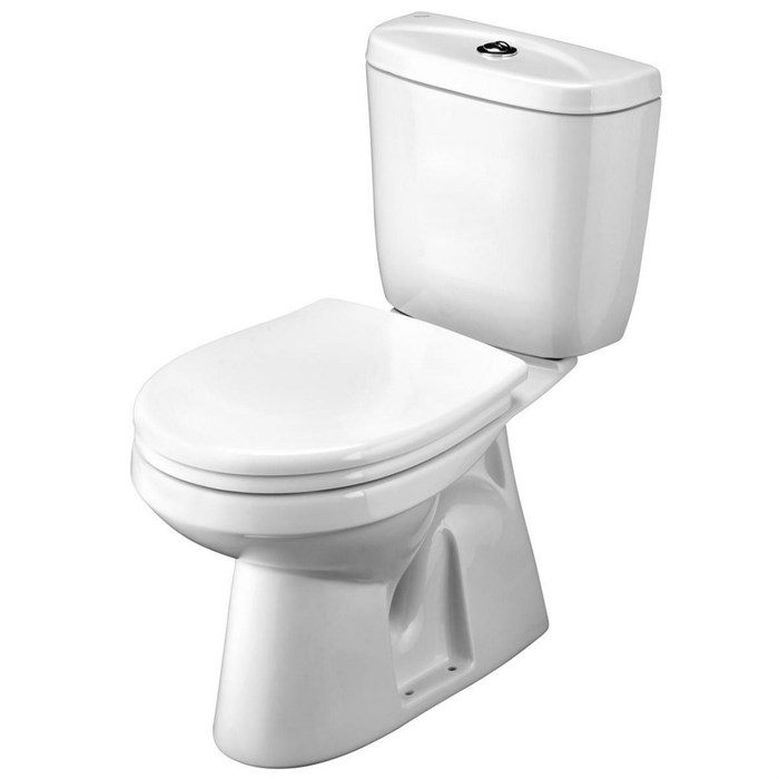 Унитаз-компакт "Анимо 2РА" в пол (нижн.подв, 2-кн.арм. Уклад, дюро сид.) (Santek) 1.WH30.2.133