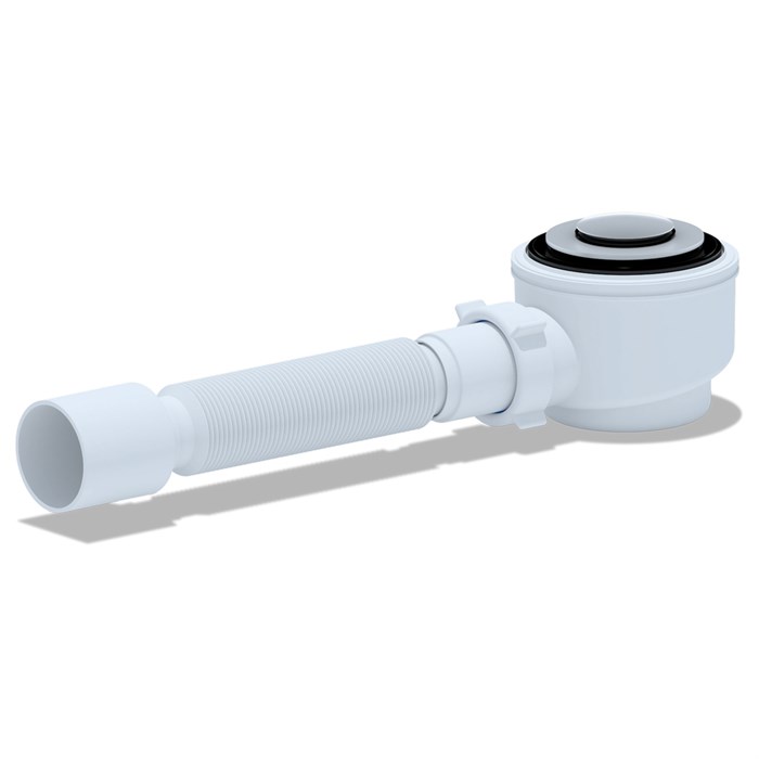 Сифон для душ.поддона 50*40 Сlick-Clack(сетка) с гофрой 40*50 Ani Е415CLS  АНИ пласт E415CLS