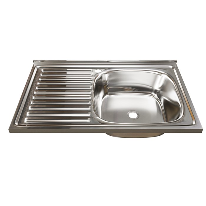 Мойка 80х50 (0,4) прав вып 1 1/2 MIXLINE 16 см 528173