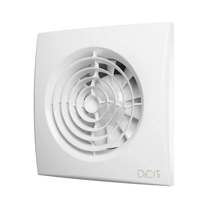 Вентилятор вытяжной D100 AURA 4С с обратным клапаном DICITI AURA 4C
