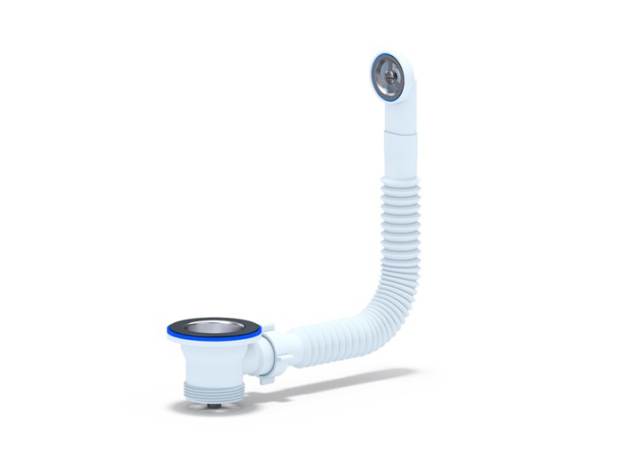 Перелив Ани д/мойки 1 1/2  N120S АНИ пласт круг.вертик. корпус N120S