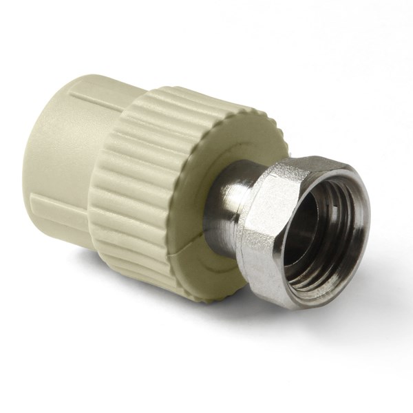 Муфта с накид. гайкой 25х1" PRO AQUA СЕРЫЙ PA29015G