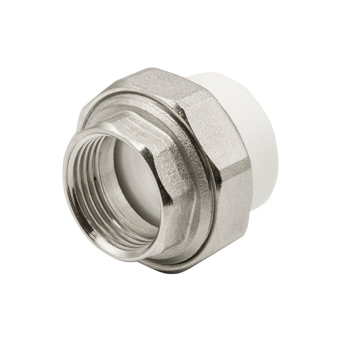 Муфта комб. разъемная, вн 32х1" EVER® plast БЕЛЫЙ (Россия) UPF 012 32 03 00 W