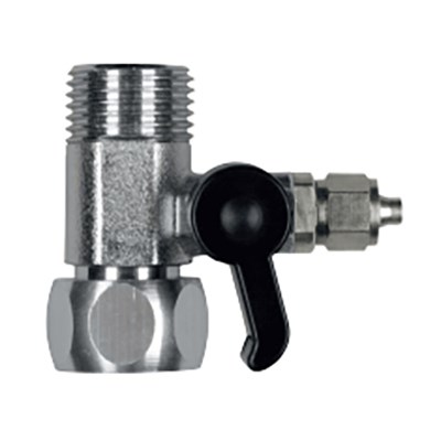 Кран шаровой присоединительный комплект 1/2'' металл PRIO (НОВАЯ ВОДА)  (Х105e) X105e