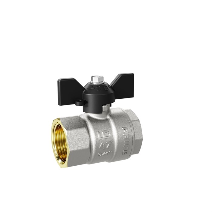 Кран шаровой 3/4'' вн/вн бабочка LD PRIDE LD 47.300.20
