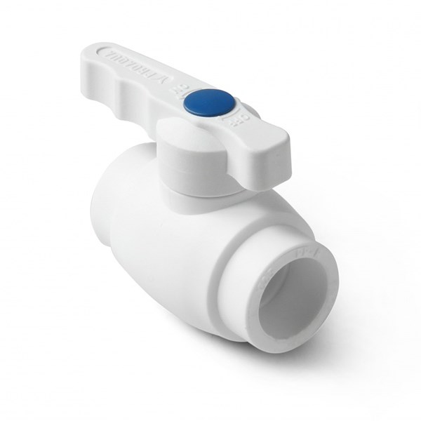 Кран шар 20 ручка PRO AQUA БЕЛЫЙ PRIME PA40508