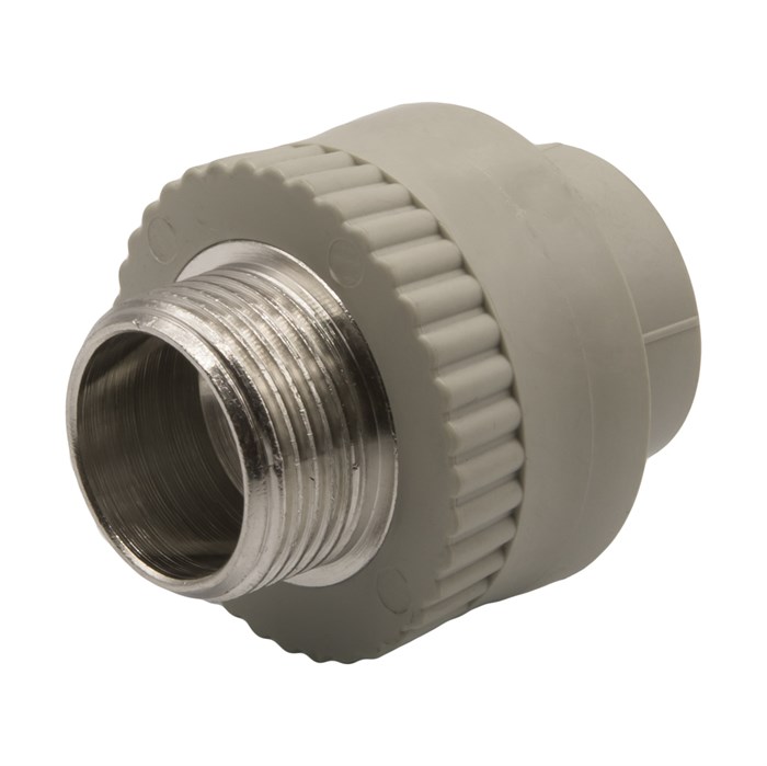 Муфта комб. нар 20х3/4'' EVER® plast  СЕРЫЙ (Россия) UPF 014 20 02 00 G