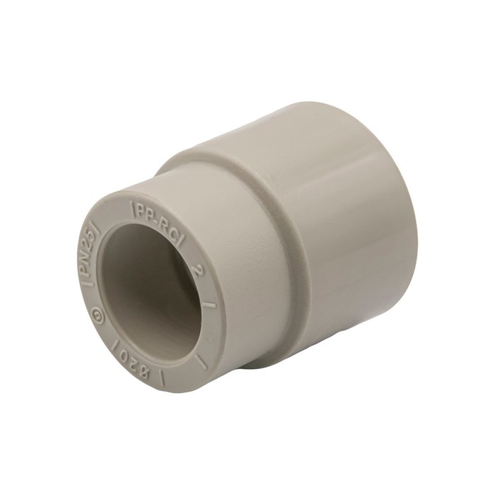 Муфта переходная 32/20 нар/вн EVER® plast  СЕРЫЙ (Россия) UPF 016 32 20 00 G