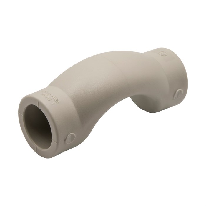 Обвод раструбный 25 EVER® plast  СЕРЫЙ (Россия) UPF 018 25 25 00 G