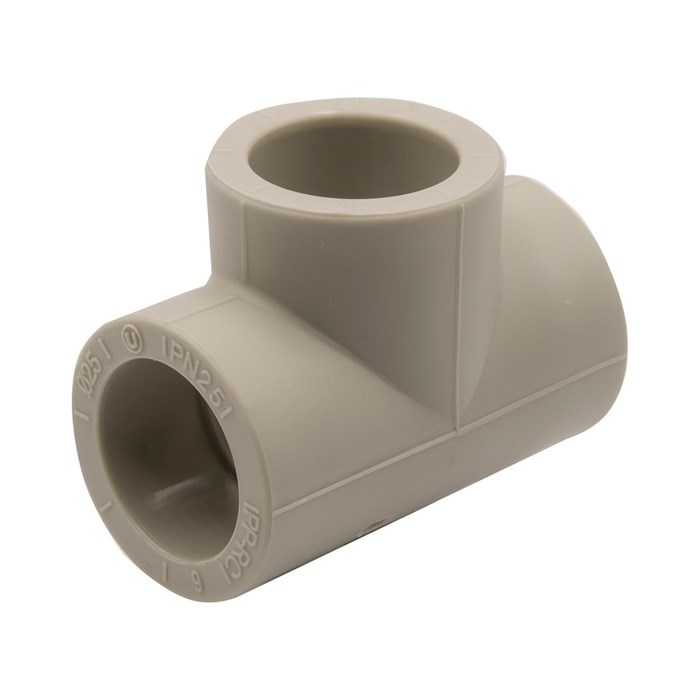 Тройник 25 EVER® plast  СЕРЫЙ (Россия) UPF 021 25 00 00 G