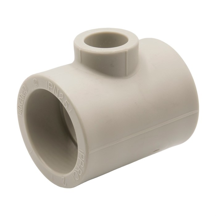 Тройник переходной 40х20х40 EVER® plast  СЕРЫЙ (Россия) UPF 024 40 20 40 G