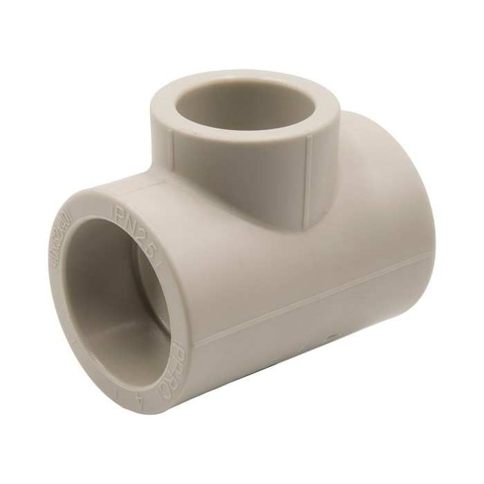 Тройник переходной 40х32х40 EVER® plast  СЕРЫЙ (Россия) UPF 024 40 32 40 G