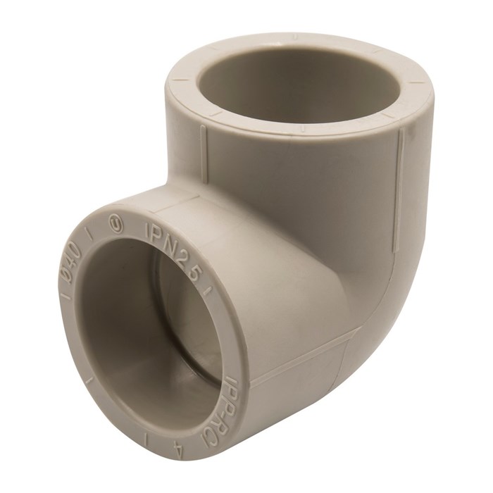 Уголок 40 90 град. EVER® plast  СЕРЫЙ (Россия) UPF 025 90 40 00 G