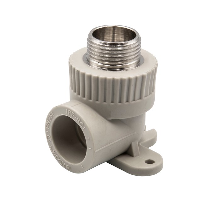 Уголок комб. нар 25х3/4'' с креплением EVER® plast   СЕРЫЙ (Россия) UPF 030 25 02 00 G