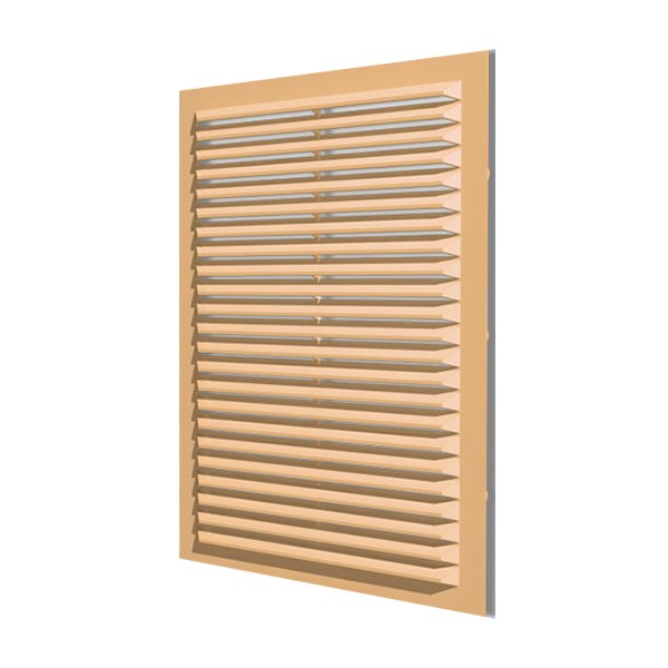 Решетка вент. 170*240 1724С ж/нак с сеткой ERA беж. 1724С беж