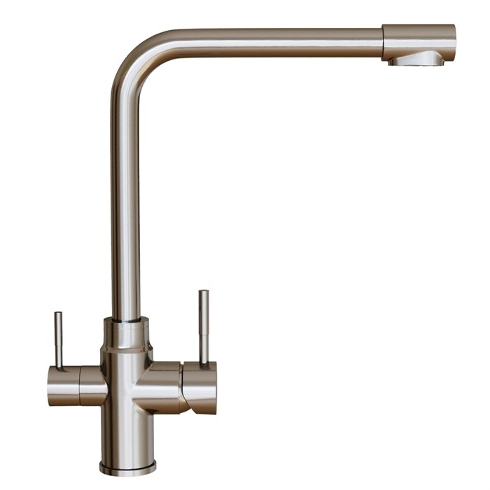 Смеситель для кухни 35k MIXLINE MLSS-0320/MLSS-3220 подкл.к фильтру, п/гайку САТИН MLSS-0320/MLSS-3220