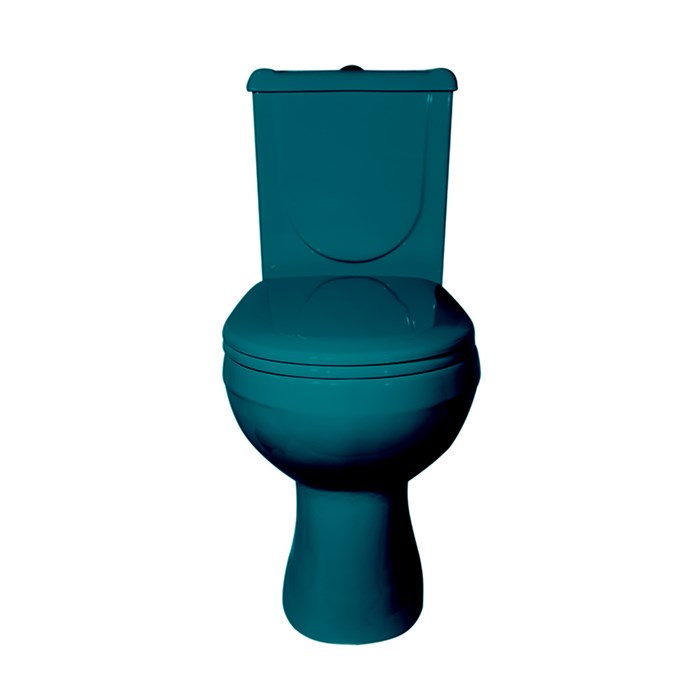 Унитаз-компакт "Ирида" зеленый (гориз, нижн, сид, арм) (Ст.Оскол) 40325130402