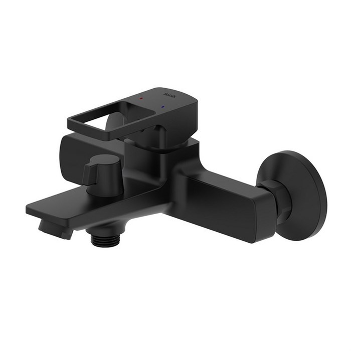 Смеситель для ванны 35к IDDIS BILBL00i02WA "Bild" без душ. аксессуаров ЧЕРНЫЙ матовый BILBL00i02WA