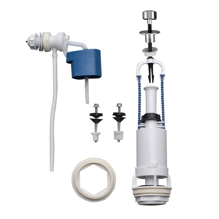 Арматура к смыв.бачку Уклад метал шток боковой подвод  (А110.56.14.3) А 110.56.14.3
