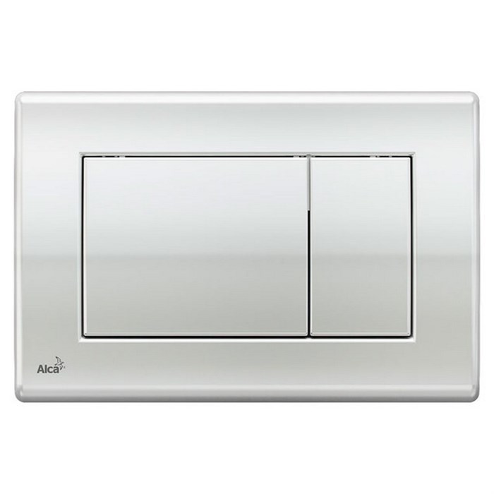 Кнопка для инсталляции ALCAPLAST/Alcadrain М271 квадрат, хром-глянец M271