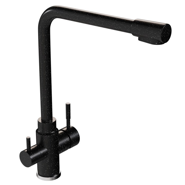 Смеситель для кухни 35к MIXLINE ML-GS13 (308) черный с вых. для питьевого фильтра ML-GS13 (308)