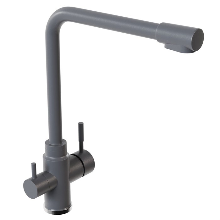 Смеситель для кухни 35к MIXLINE ML-GS13 (342) графит с вых. для питьевого фильтра ML-GS13 (342)