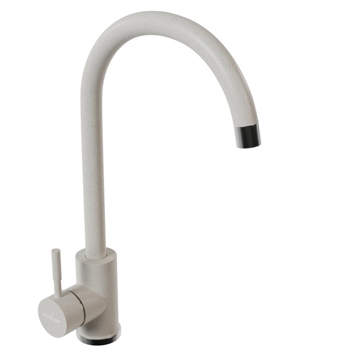 Смеситель для кухни 35к MIXLINE ML-GS15 (331) белый высок. излив ML-GS15 (331)