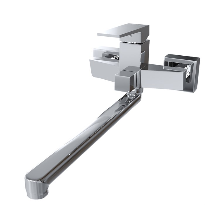 Смеситель для ванны и раковины 35k MIXLINE ML20-02 "Quadro" ML20-02