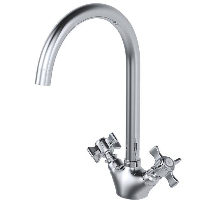 Смеситель для кухни 1/2 кер. MIXLINE ML30-032 "Classic" высокий излив ML30-032