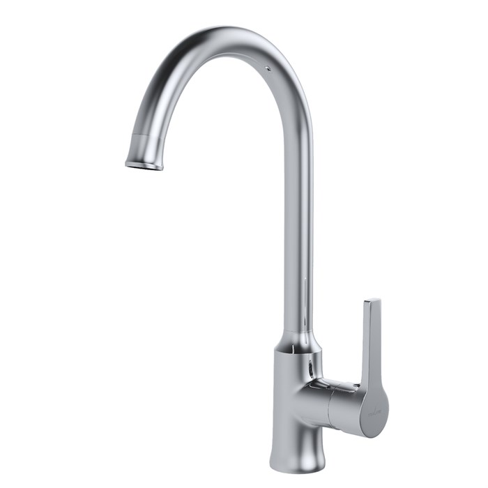 Смеситель для кухни 35k MIXLINE ML22-032 "Round" высокий излив боковая ручка ML22-032