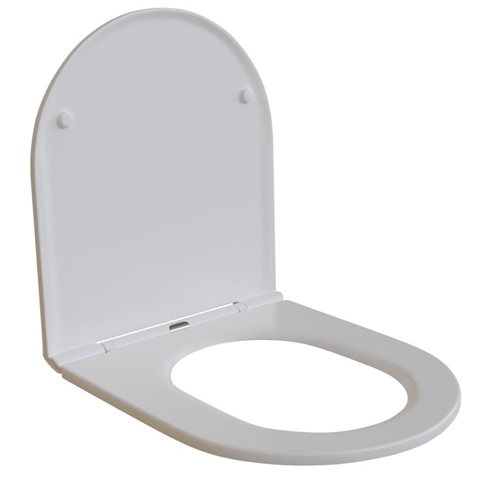 Сиденье для унитаза  WAVE COMFORT дюропласт, микролифт БЕЛЫЙ глянец 551233